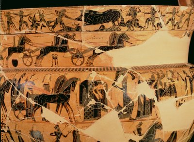 The Francois Vase, Made by Ergotimos by Kleitias